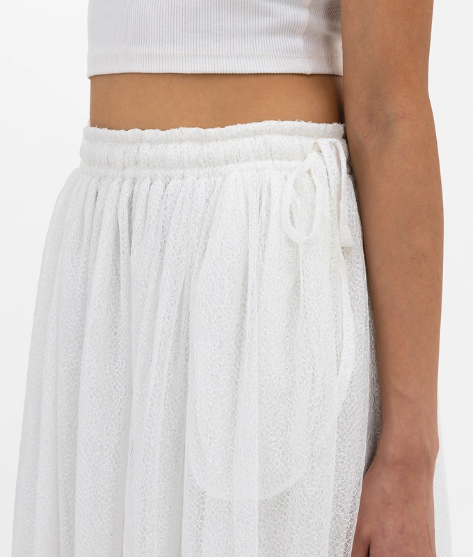 Mesh Bubble Skirt