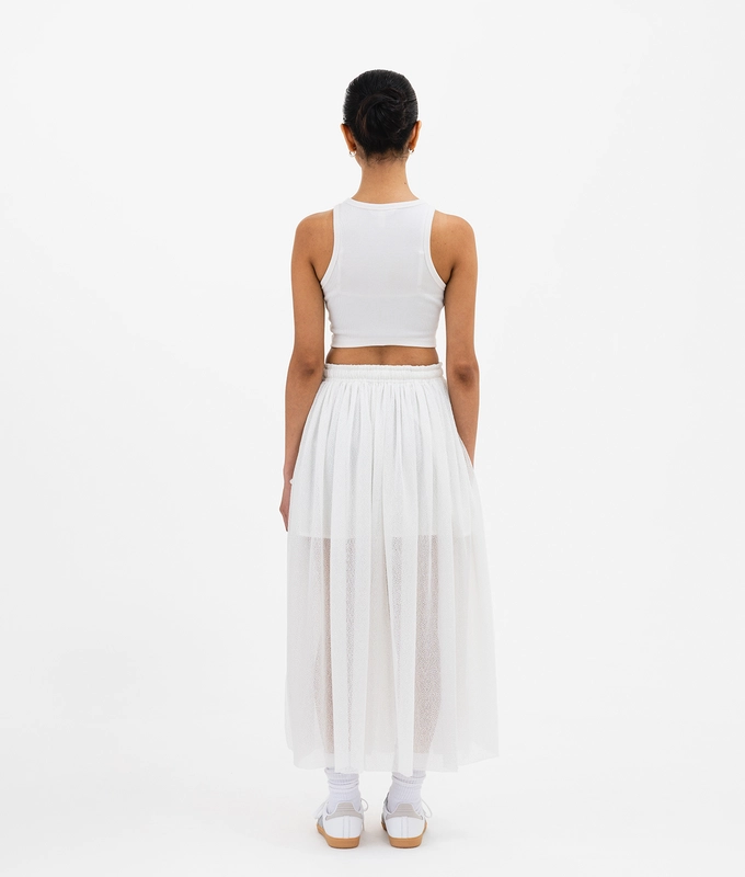 Mesh Bubble Skirt