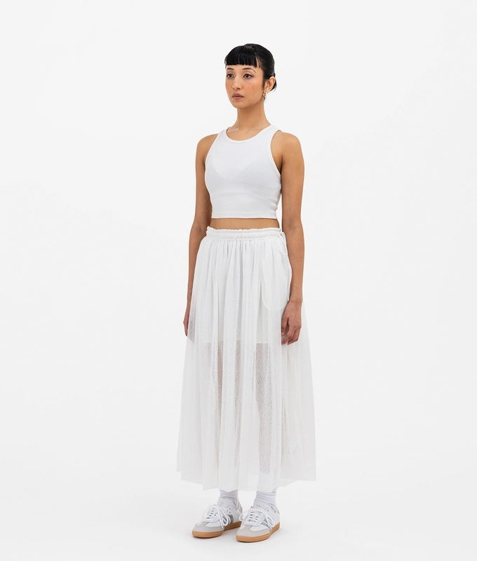 Mesh Bubble Skirt