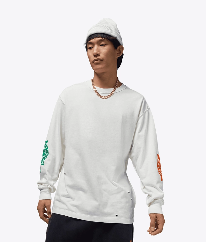 RARE AIR WASHED 85 LONG SLEEVE CREW T-SHIRT
