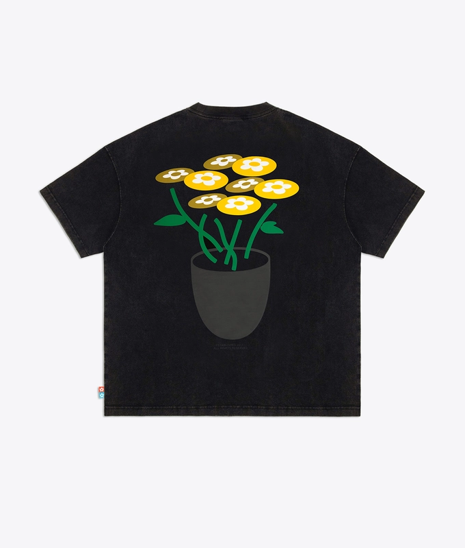 VINTAGE FLOWER GRAPHIC T-SHIRT