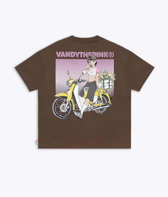 BIKE GIRL GRAPHIC T-SHIRT