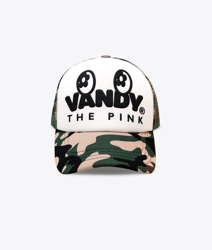 EYE LOGO CAMO TRUCKER CAP