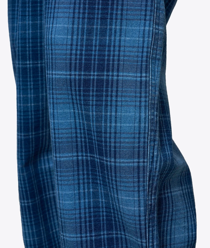 OG DENIM CHECKERED PLAID PANT