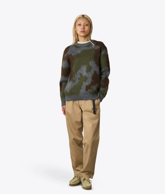MOHAIR DIGI CAMO SWEATER