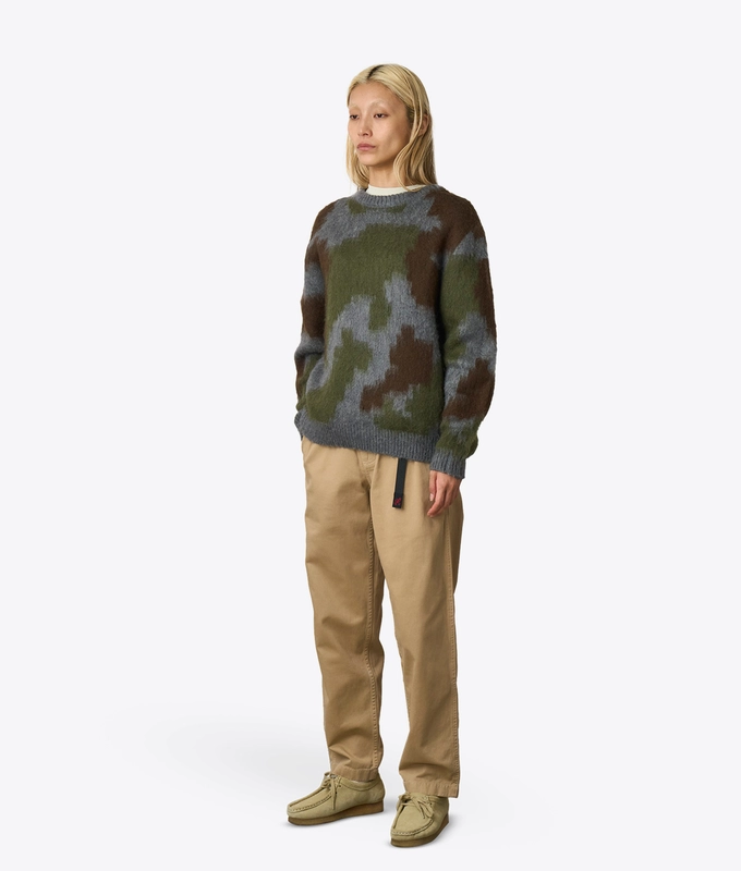 MOHAIR DIGI CAMO SWEATER