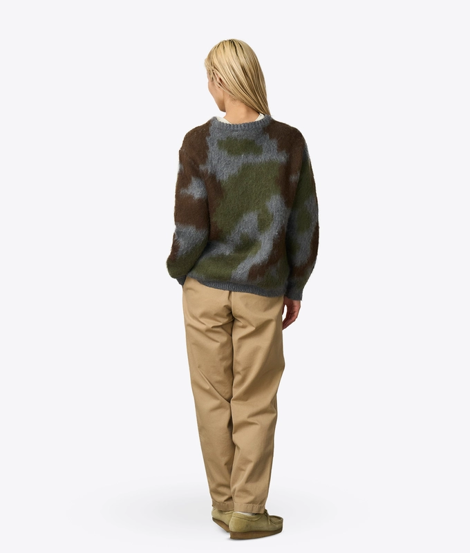 MOHAIR DIGI CAMO SWEATER