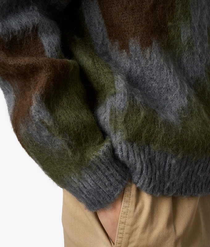 MOHAIR DIGI CAMO SWEATER