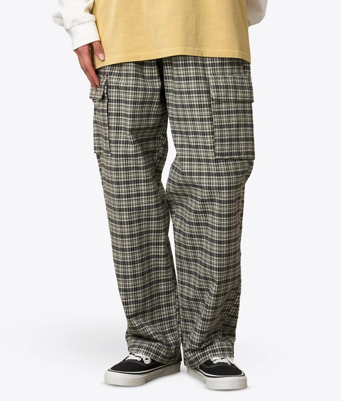 SWELL CHECKERED PLAID CARGO PANT