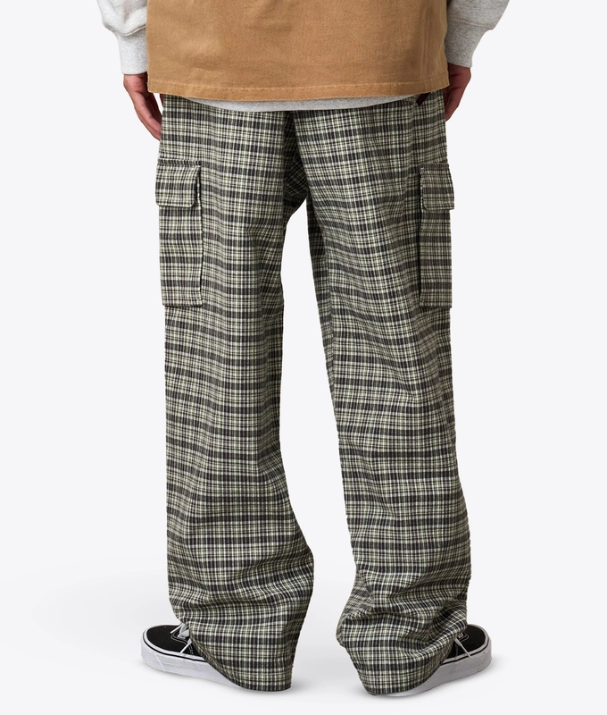 SWELL CHECKERED PLAID CARGO PANT
