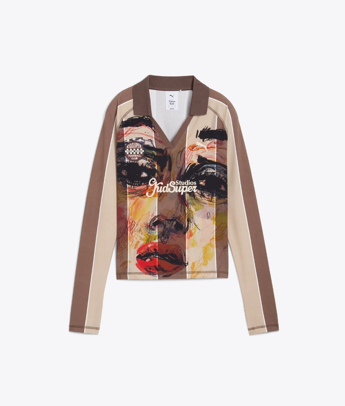 X KIDSUPER PRINTED LONG SLEEVE JERSEY