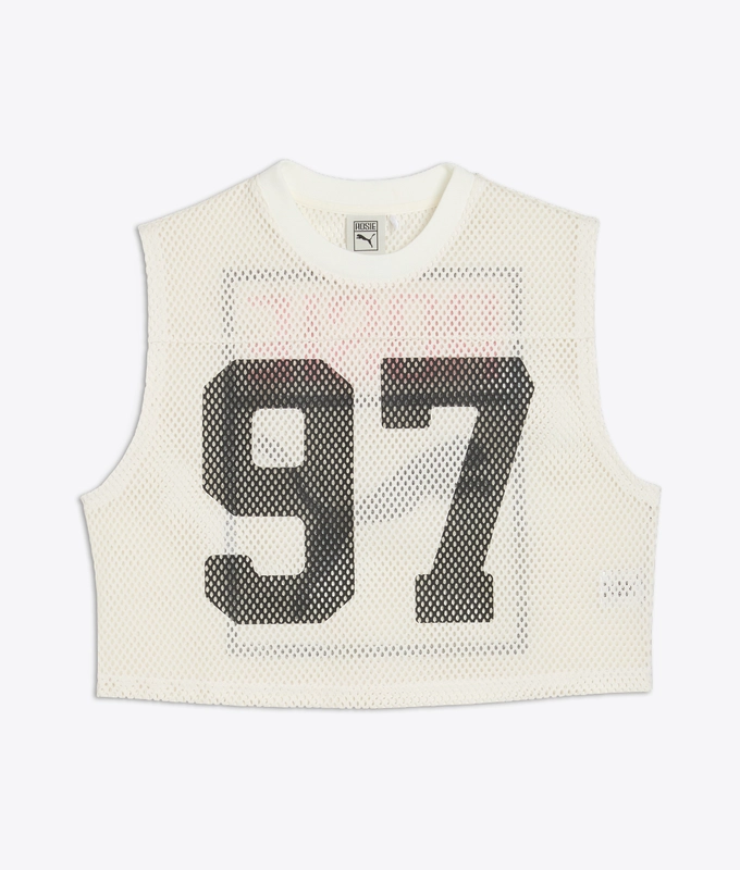 X ROSE RELAXED MESH TOP
