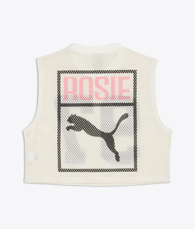 X ROSE RELAXED MESH TOP
