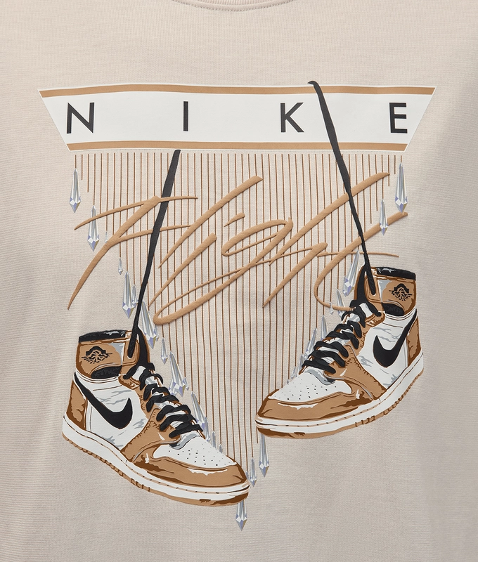 FLIGHT SHOE GRAPHIC OVERSIZED TEE