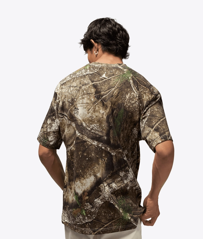 BROOKLYN REALTREE PRINTED SHORT SLEEVE CREW TEE