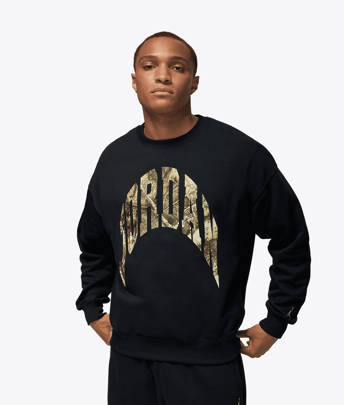 BROOKLYN REALTREE GRAPHIC CREW SWEATSHIRT