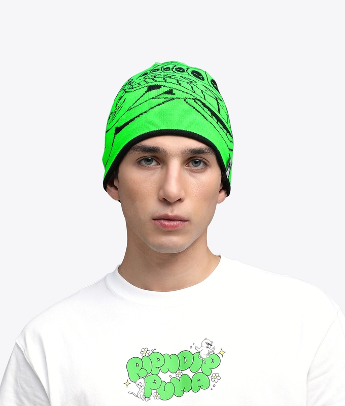 X RIPNDIP REVERSABLE SKULL BEANIE