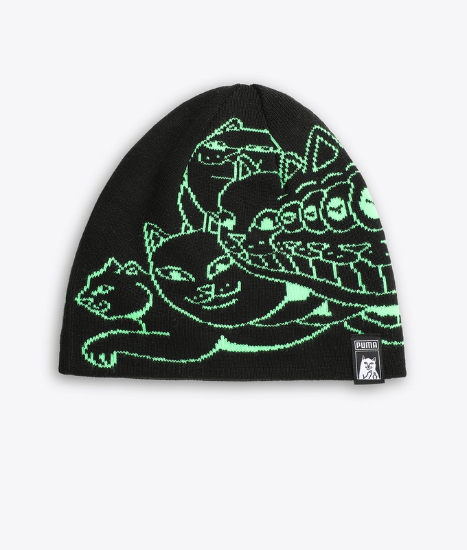 X RIPNDIP REVERSABLE SKULL BEANIE