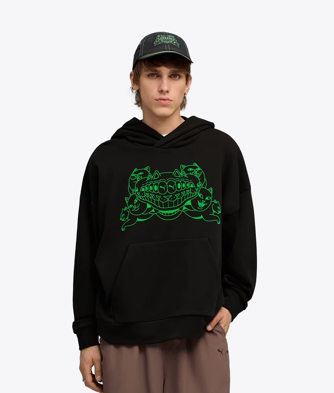 X RIPNDIP GRAPHIC BOXY HOODIE