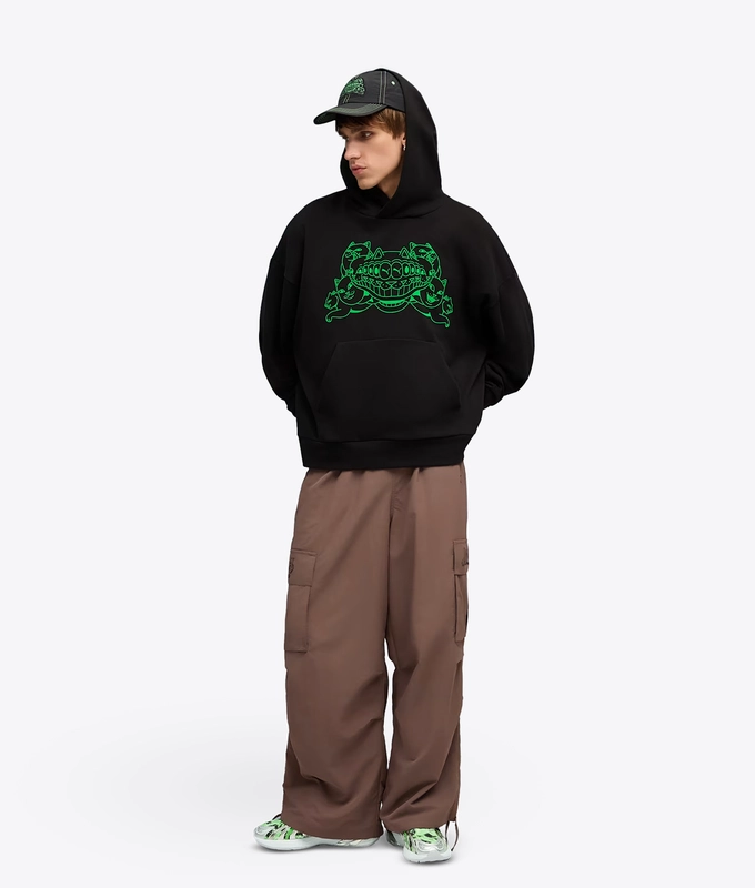 X RIPNDIP GRAPHIC BOXY HOODIE