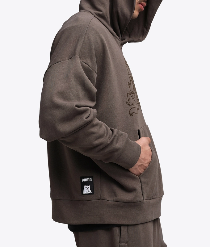 X RIPNDIP GRAPHIC BOXY HOODIE