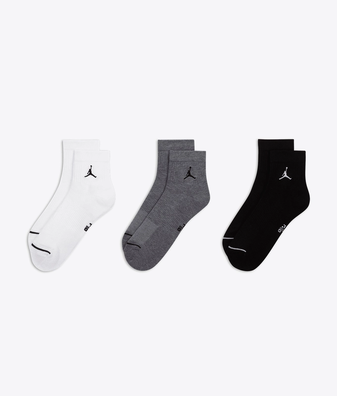 EVERYDAY CUSHIONED ANKLE SOCKS 3 PAIRS