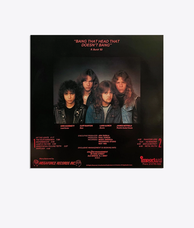 KILL EM ALL- METALLICA
