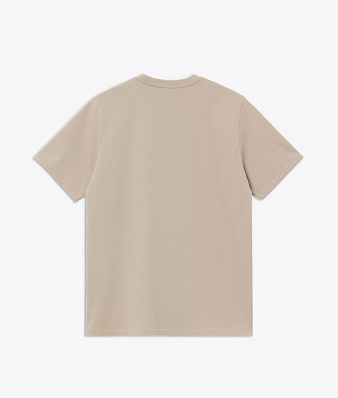 SHORT SLEEVE SCRIPT EMBROIDERED T-SHIRT