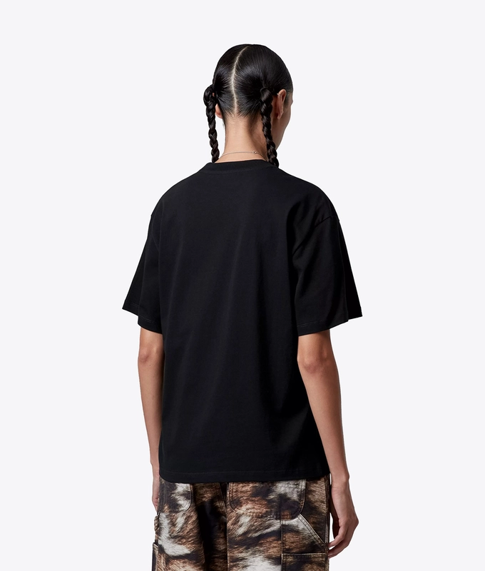 SHORT SLEEVE HEART PATCH T-SHIRT