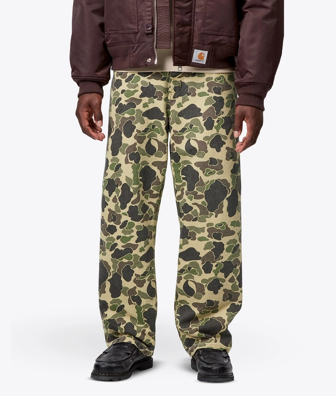 STONE WASHED DUCK CAMO SINGLE KNEE PANT