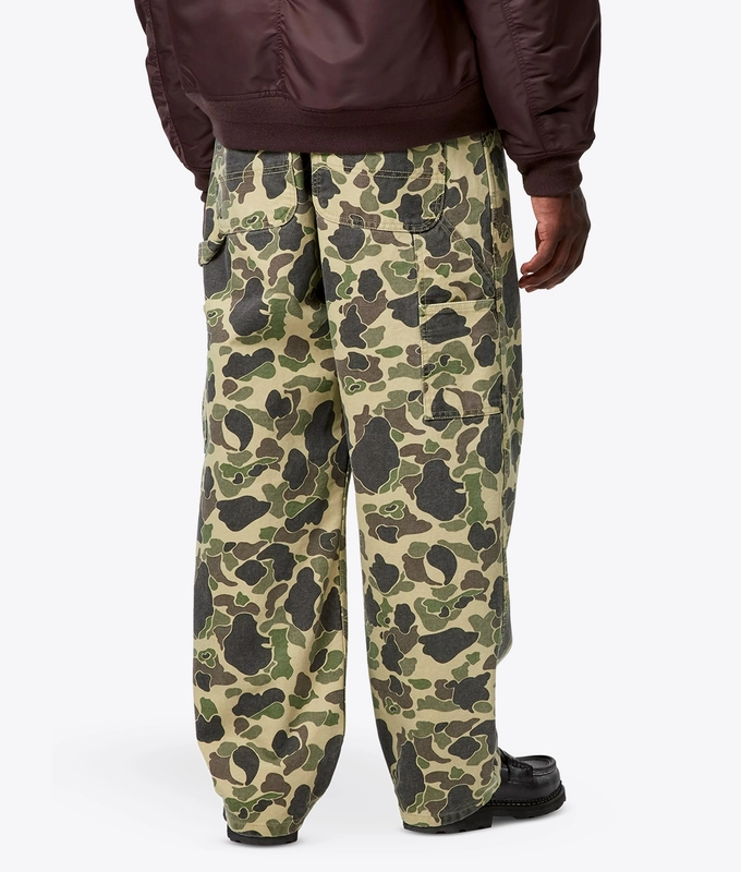 STONE WASHED DUCK CAMO SINGLE KNEE PANT