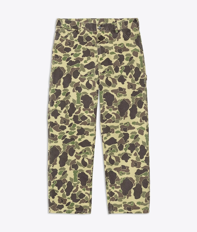 STONE WASHED DUCK CAMO SINGLE KNEE PANT