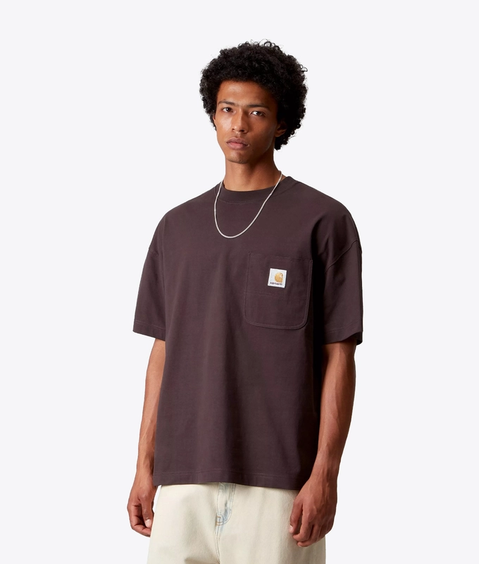 SHORT SLEEVE WASHED WORK POCKET T-SHIRT