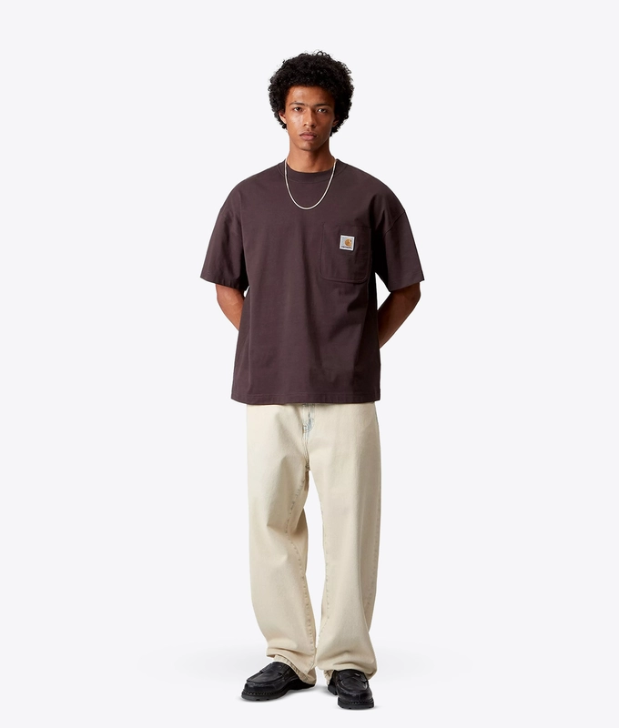 SHORT SLEEVE WASHED WORK POCKET T-SHIRT