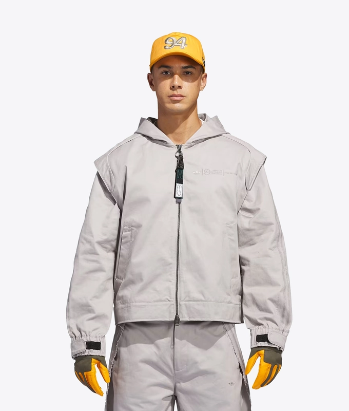 X BAD BUNNY X MERCEDES RACING ZIP UP HOODIE