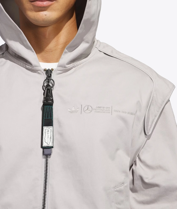 X BAD BUNNY X MERCEDES RACING ZIP UP HOODIE