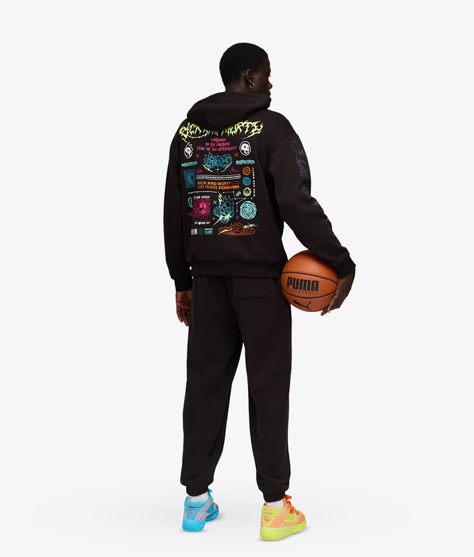 X HOOPS X RICK  MORTY HOODIE