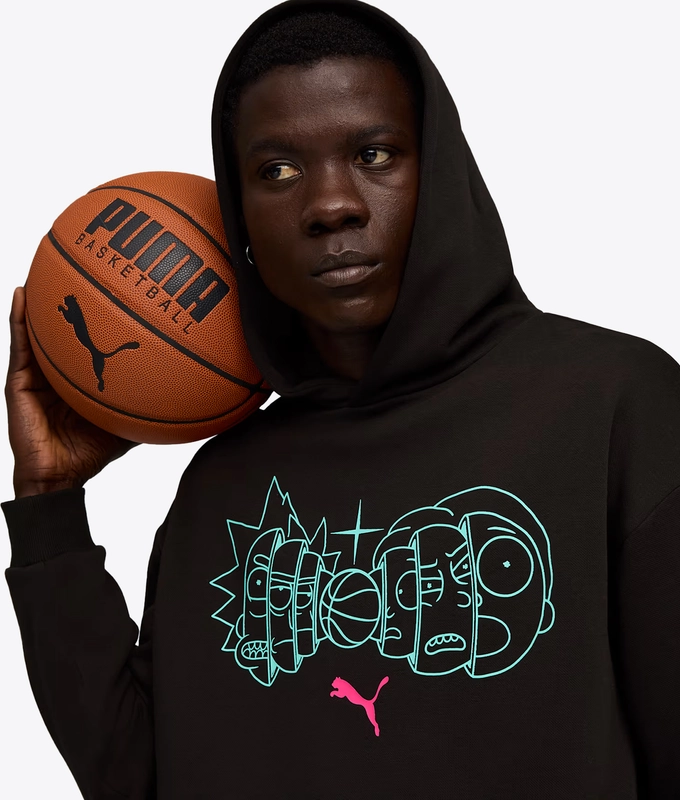 X HOOPS X RICK  MORTY HOODIE