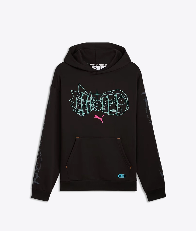 X HOOPS X RICK  MORTY HOODIE