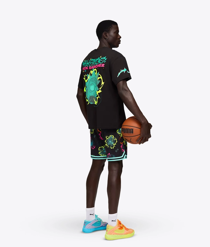 X HOOPS X RICK  MORTY TEE