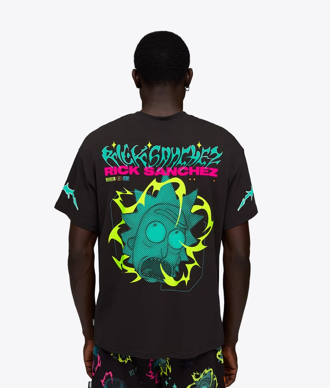 X HOOPS X RICK  MORTY TEE