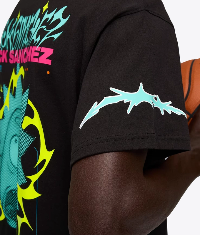 X HOOPS X RICK  MORTY TEE