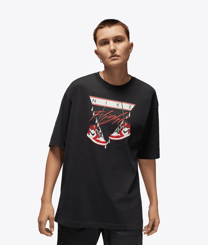 FLIGHT SHOE GRAPHIC OVERSIZED TEE