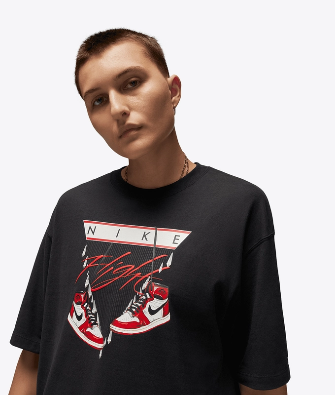 FLIGHT SHOE GRAPHIC OVERSIZED TEE