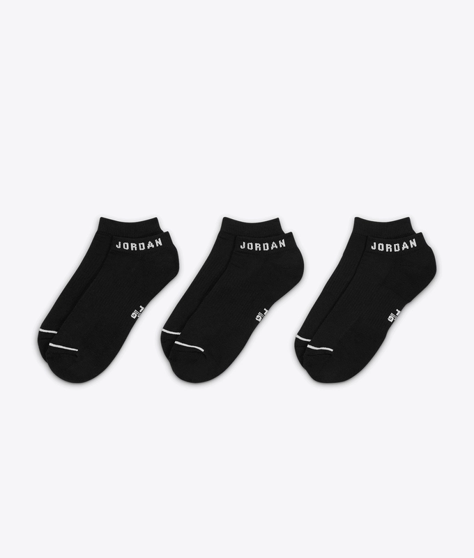 EVERYDAY CUSHIONED POLY NO SHOW SOCKS 3 PAIRS