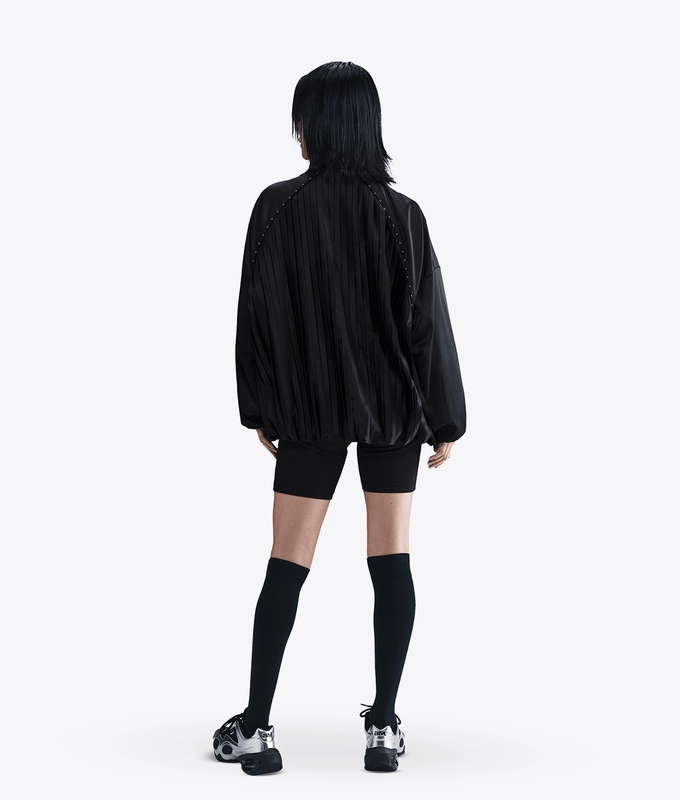 SPORTSWEAR PLEATED TRACK JACKET