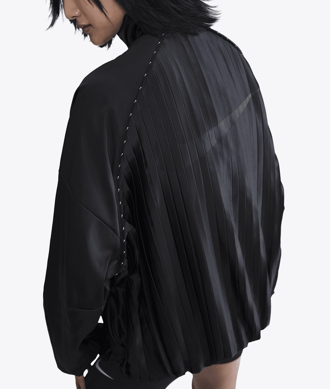 SPORTSWEAR PLEATED TRACK JACKET