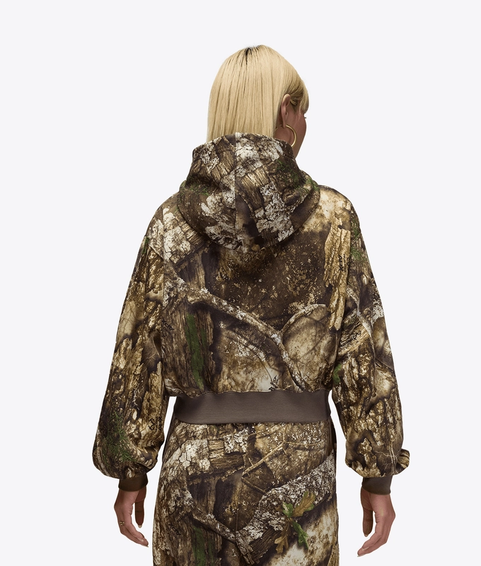 BROOKLYN REALTREE FLEECE CROP HOODIE