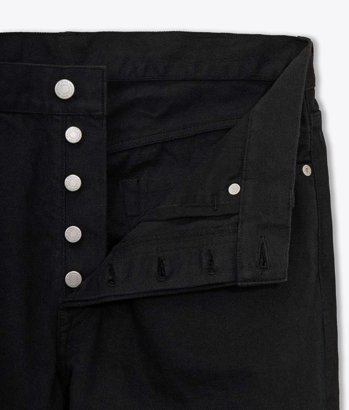 KUROZOME STRAIGHT DENIM PANTS