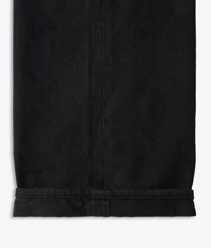 KUROZOME STRAIGHT DENIM PANTS